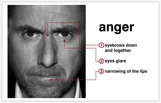 paul ekman facial action coding system angry